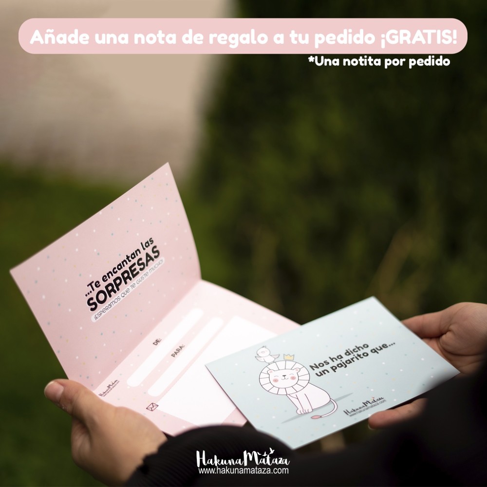 Nota regalo ¡GRATIS!