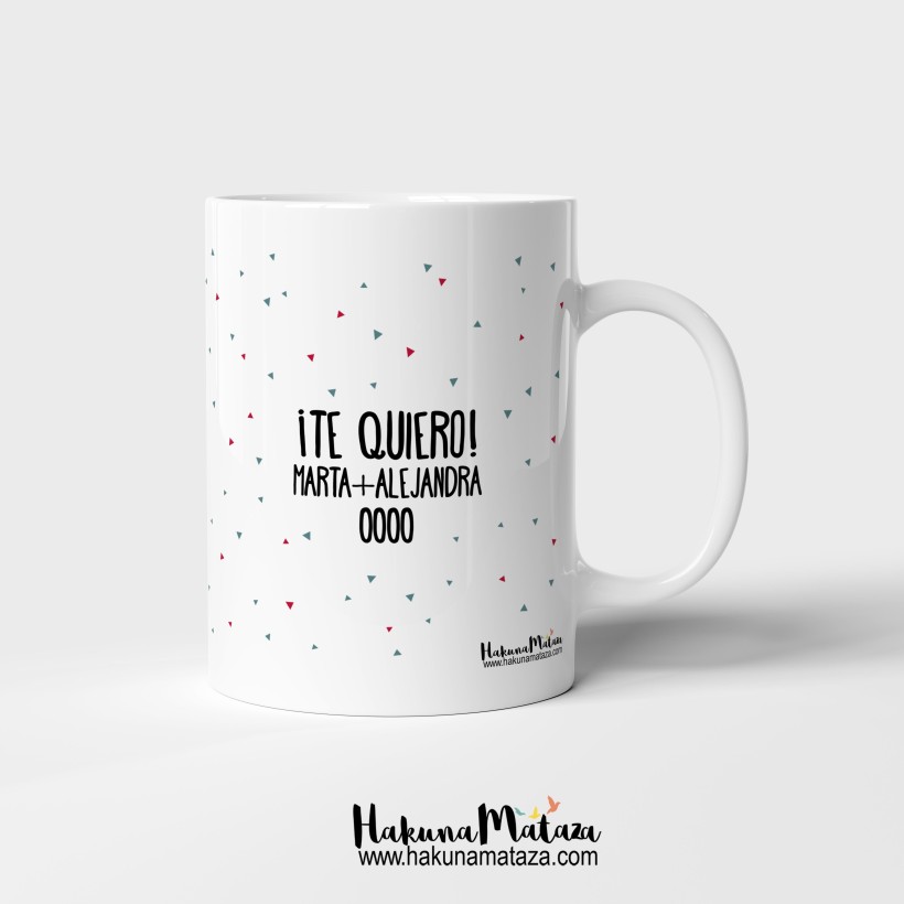 Taza personalizada Navidad - Te deseo lo mejor del mundo mundial 2