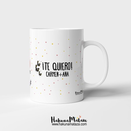 Taza personalizada Navidad - Te deseo una Navidad
