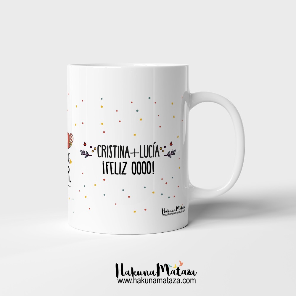Taza personalizada Navidad - De lo bueno, lo mejor