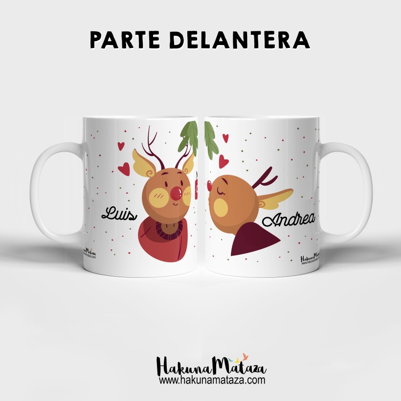 Pack de tazas personalizadas Navidad - Nuestra primera Navidad juntos