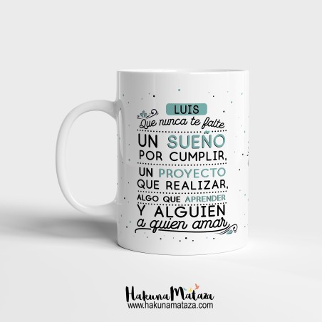 Taza personalizada - Que nunca te falte