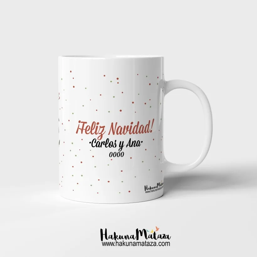 Taza personalizada Navidad - Que este año te llene de magia | Hakuna Mataza 2