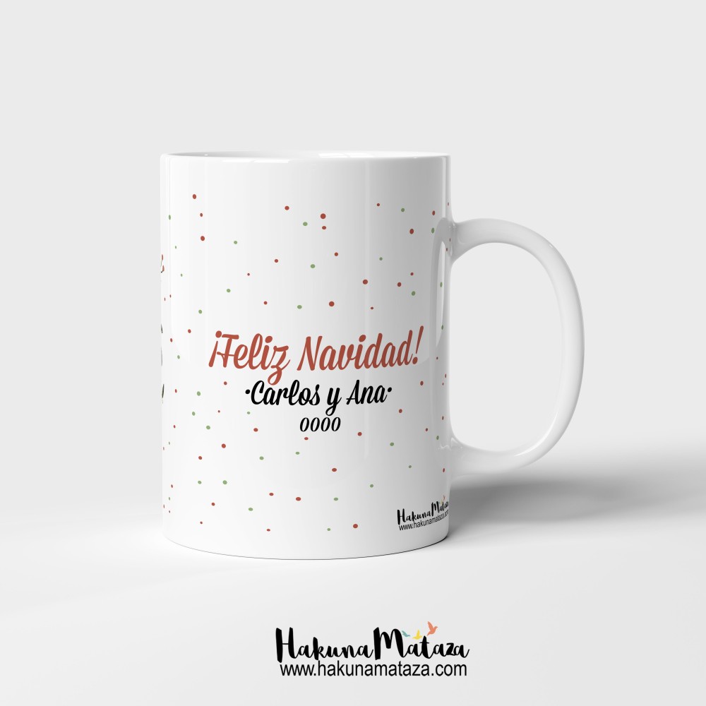Taza personalizada Navidad - Que este año te llene de magia