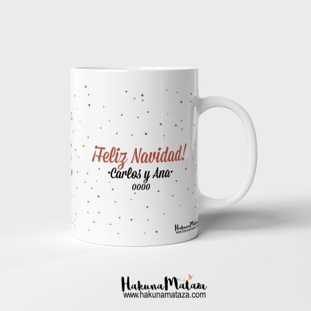 Taza personalizada Navidad - Espero que este año Taza personalizada Navidad - Espero que este año