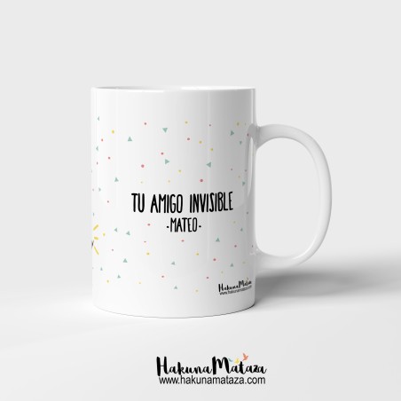 Taza personalizada - Soy tu amiga / amigo invisible Taza personalizada - Soy tu amiga / amigo invisible
