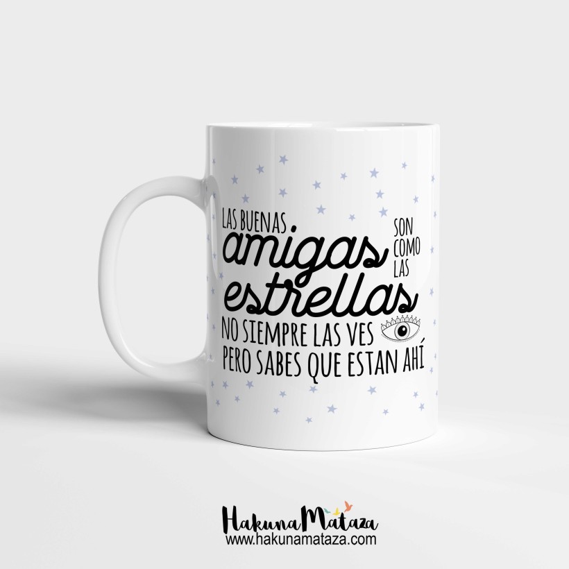 Taza - Las amigas / amigos son como las estrellas