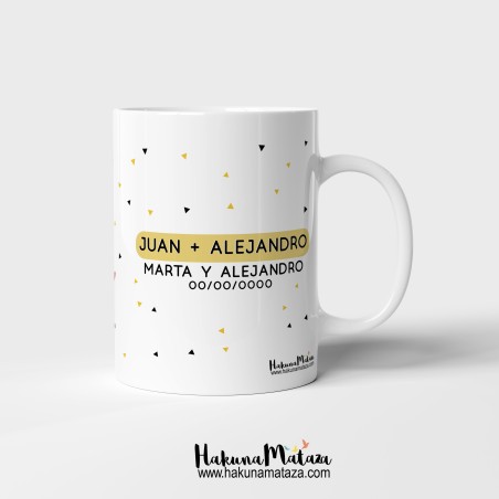 Taza personalizada - No todos los hermanos son de sangre Taza personalizada - No todos los hermanos son de sangre