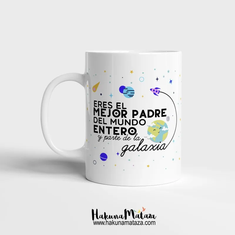 Taza personalizada - Eres el mejor del mundo entero | Hakuna Mataza