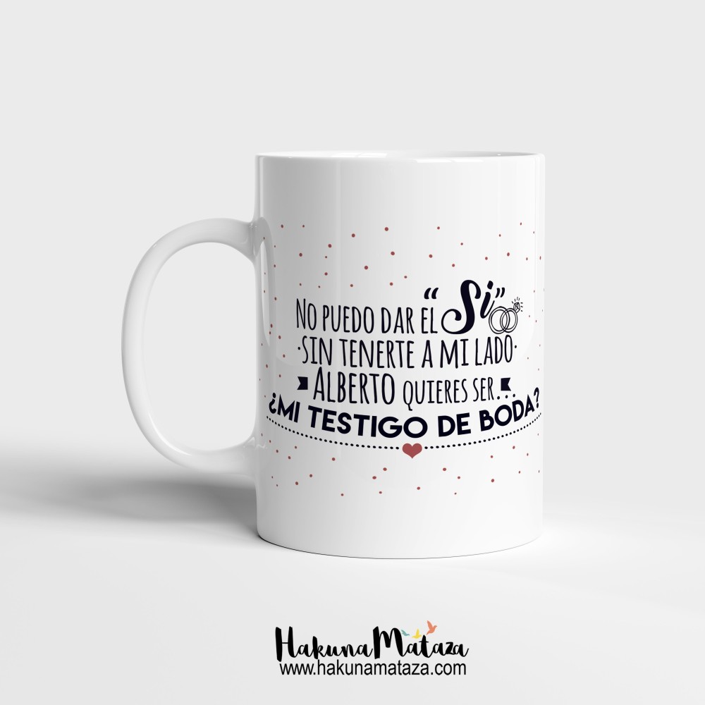 Taza - No puedo dar el si