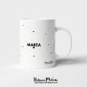 Detalle de la constelación de Virgo en la taza.