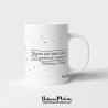 Detalle del diseño de la taza con la frase "Eres el mejor papá del mundo entero"