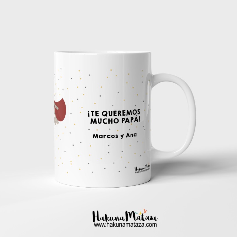 Taza personalizada - Súper papá, súper esposo, súper cansado Taza personalizada - Súper papá, súper esposo, súper cansado
