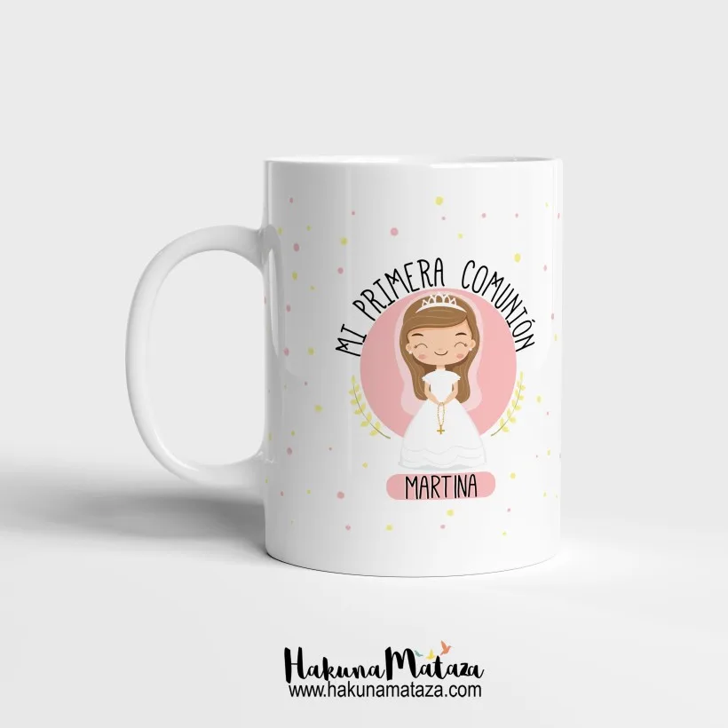 Taza personalizada - Mi Primera Comunión (niño/niña) | Hakuna Mataza
