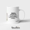 Detalle del mensaje de agradecimiento en la taza