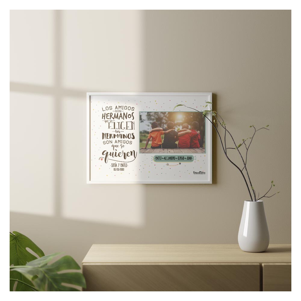 Lámina personalizada con foto - Las personas que se eligen