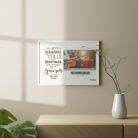 Lámina personalizada con foto - Las personas que se eligen