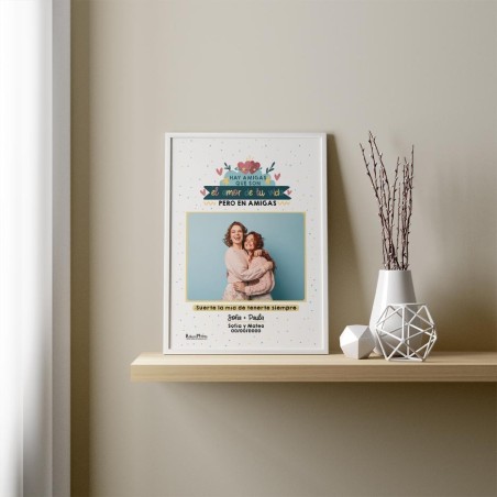 Lámina personalizada con foto - Hay personas que son el amor de tu vida