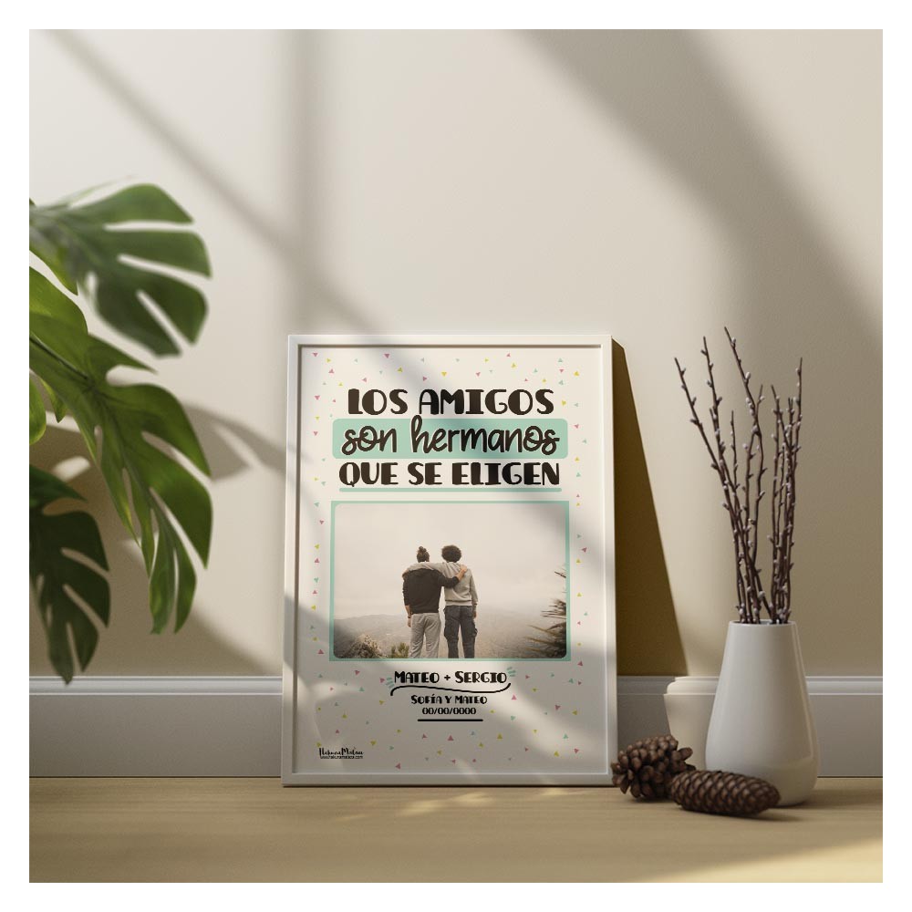 Lámina personalizada con foto - La familia que se elige