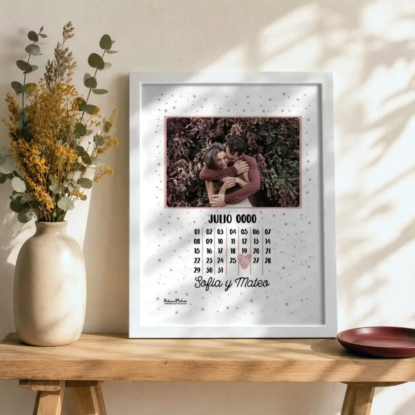 Lámina personalizada con foto - Fecha especial | Hakuna Mataza