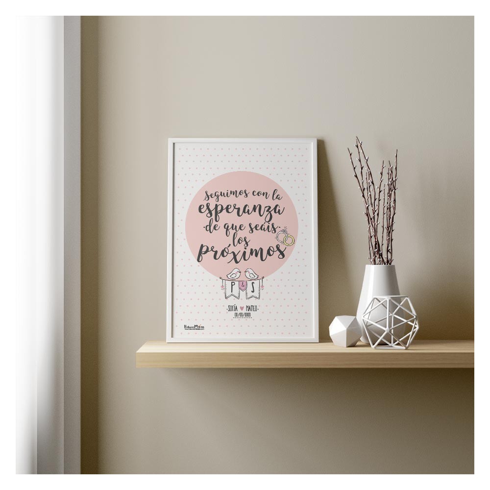 Lámina personalizada - Seguimos con la esperanza