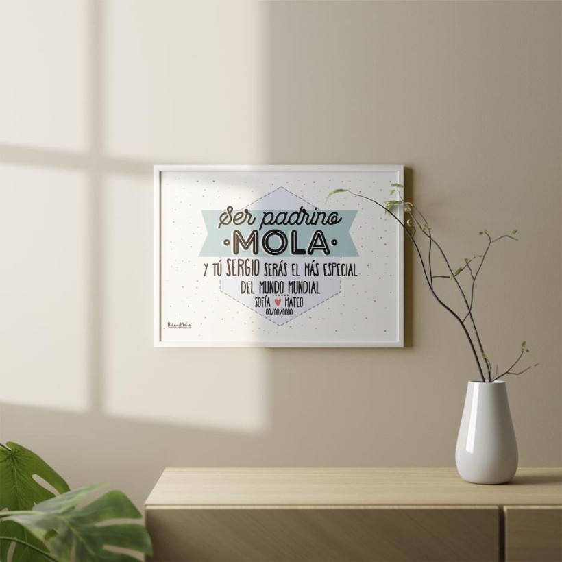 Lámina personalizada - Ser parte de tu boda mola Lámina personalizada - Ser parte de tu boda mola