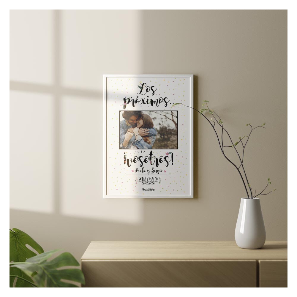Lámina personalizada con foto - Los próximos vosotros