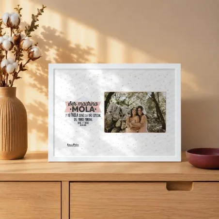 Lámina personalizada con foto - Ser madrina mola | Hakuna Mataza