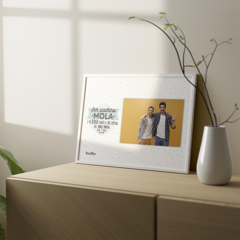 Lámina personalizada con foto - Ser parte de tu boda mola Lámina personalizada con foto - Ser parte de tu boda mola