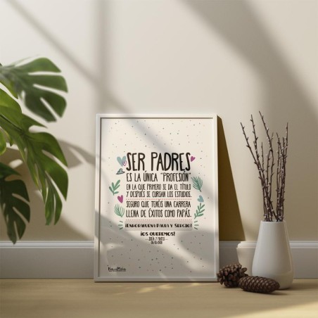 Lámina personalizada - Ser padres Lámina personalizada - Ser padres