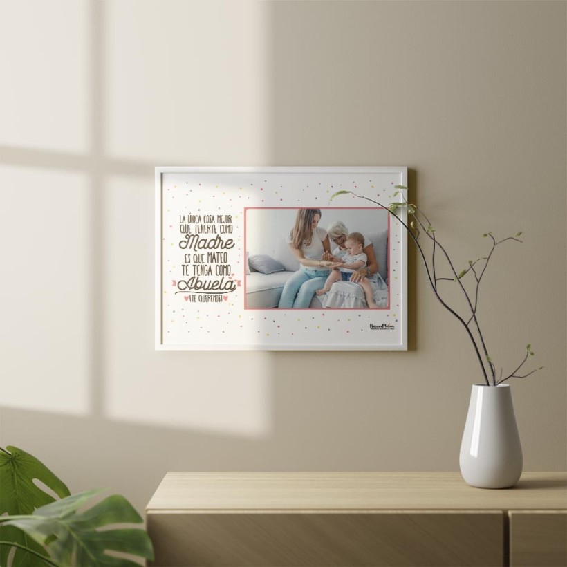 Lámina personalizada con foto - La única cosa mejor que tenerte Lámina personalizada con foto - La única cosa mejor que tenerte