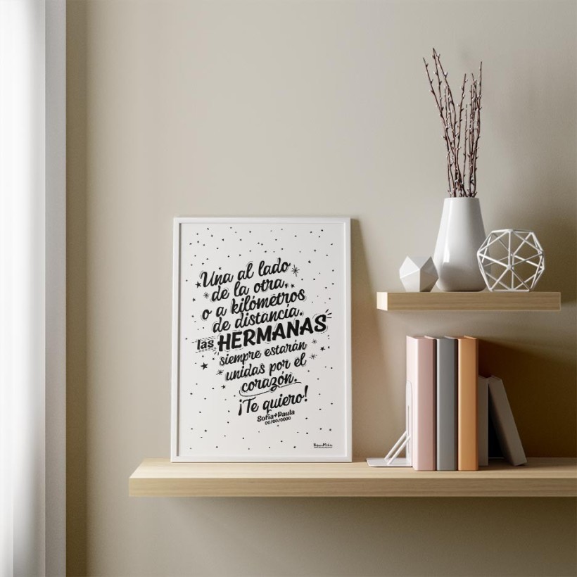 Lámina personalizada - Las hermanas / hermanos siempre... 2