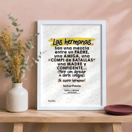 Lámina - Las HERMANAS son una mezcla entre... | Hakuna Mataza