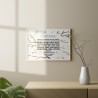 Lámina 'Hermano: Como las ramas de un árbol' en una habitación decorada con estilo y buen gusto