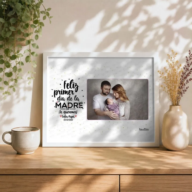 Lámina personalizada con foto - Feliz primer Día de la Madre | Hakuna Mataza