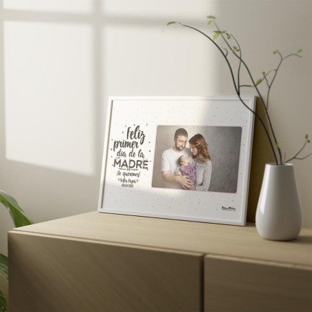 Lámina con foto - Feliz primer día de la Madre Lámina con foto - Feliz primer día de la Madre