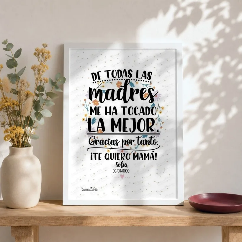 Lámina personalizada - De todas las madres | Hakuna Mataza