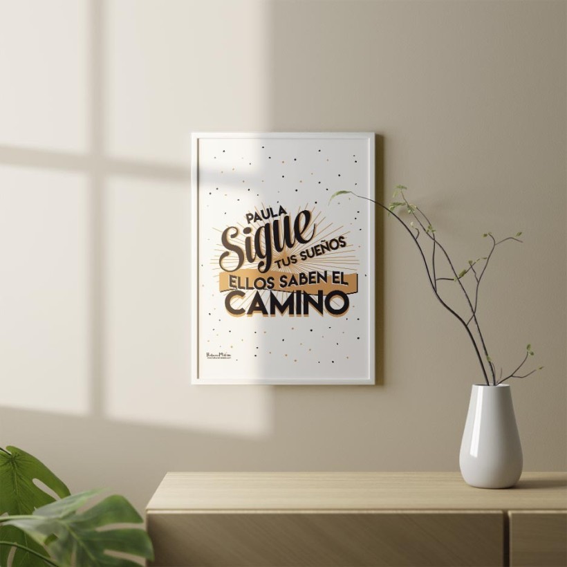 Lámina personalizada - Sigue tus sueños Lámina personalizada - Sigue tus sueños