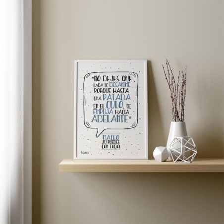 Lámina personalizada - No dejes que nada te desanime html Copiar Editar