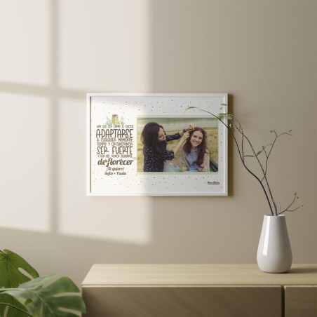 Lámina personalizada con foto - Nunca te olvides de florecer Lámina personalizada con foto - Nunca te olvides de florecer