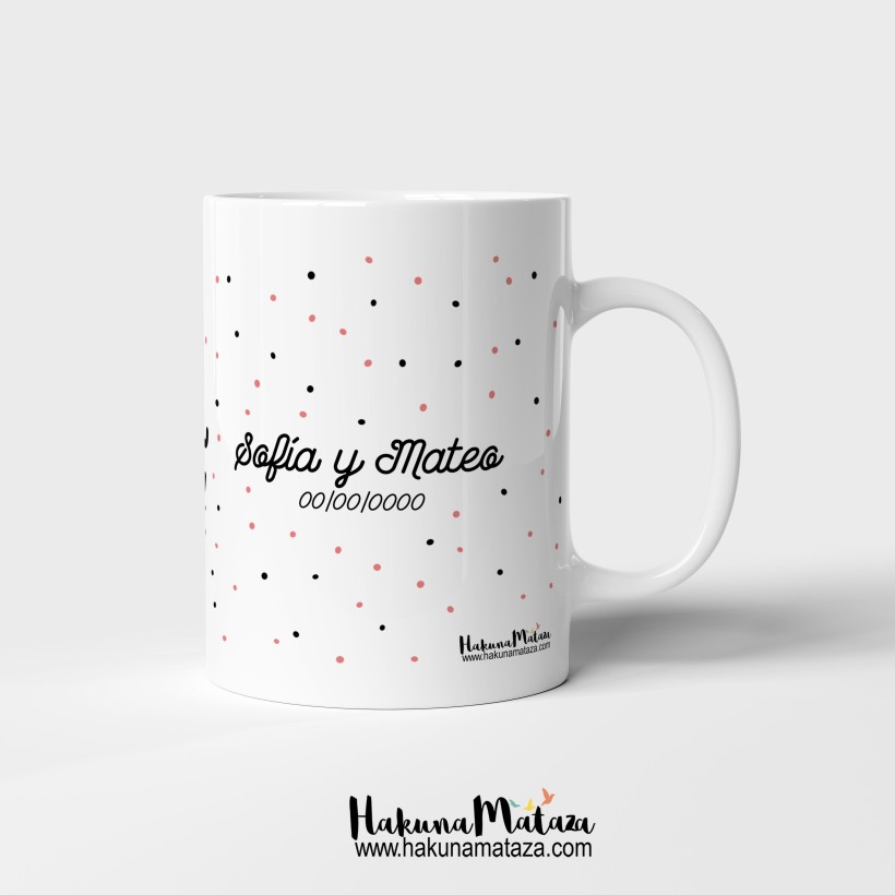Taza personalizada - Toda aventura empieza con un sí Taza personalizada - Toda aventura empieza con un sí