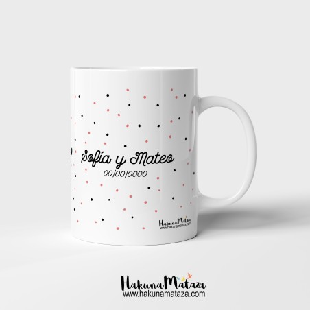 Taza personalizada - Toda aventura empieza con un sí Taza personalizada - Toda aventura empieza con un sí