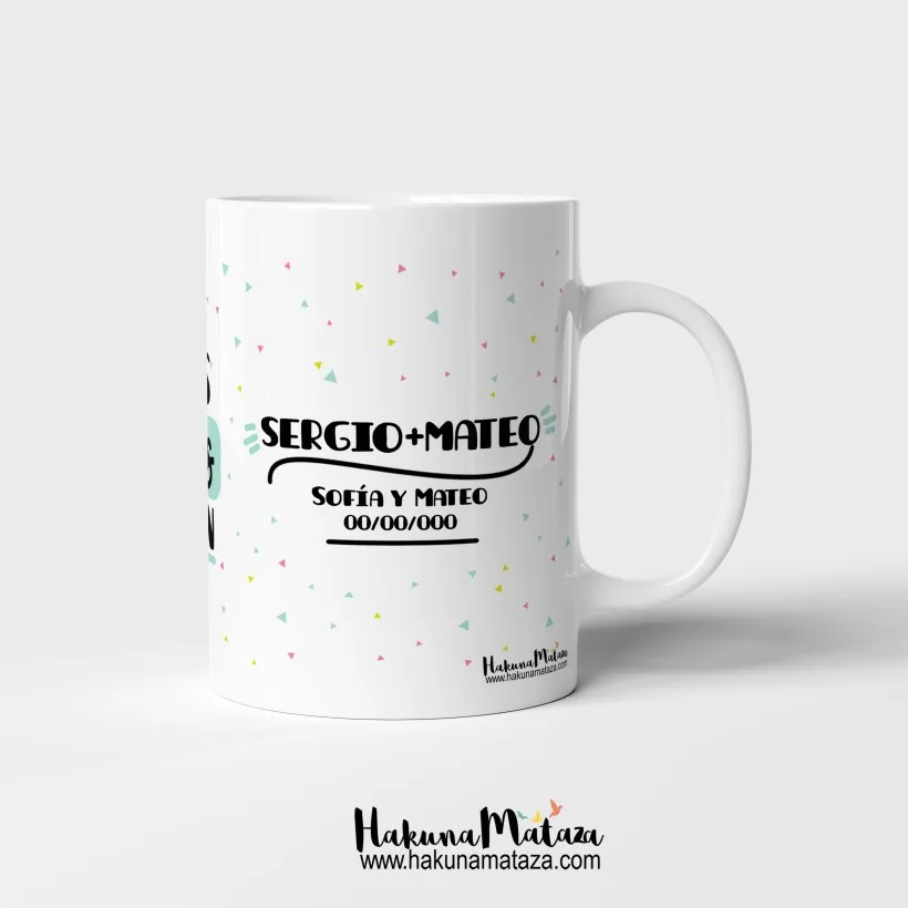 Taza personalizada - Los amigos son hermanos que se eligen | Hakuna Mataza 2
