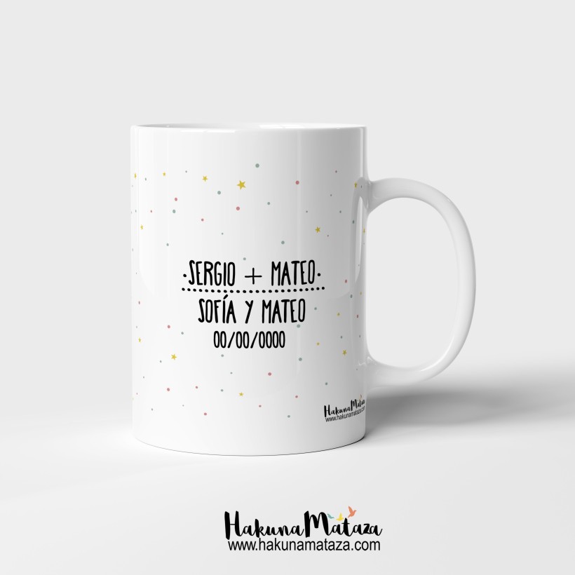 Taza personalizada - Los amigos son hermanos que se quieren Taza personalizada - Los amigos son hermanos que se quieren