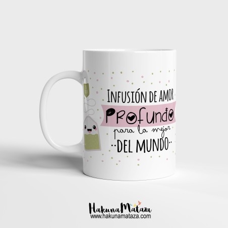 Taza personalizada - Infusión de amor profundo