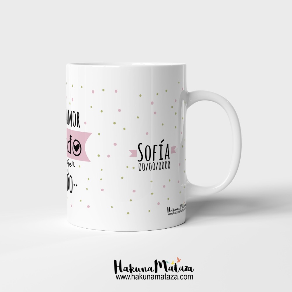 Taza personalizada - Infusión de amor profundo