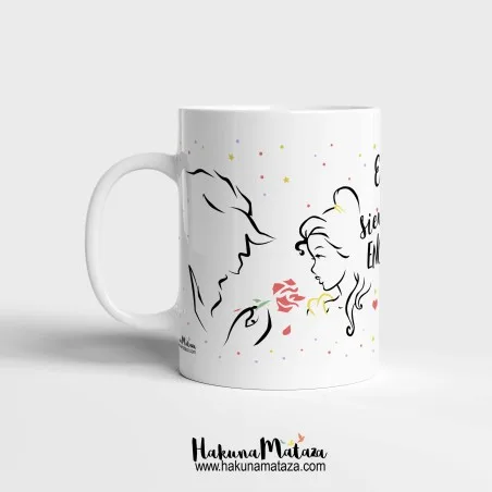 Taza personalizada - El amor siempre encontrará el modo | Hakuna Mataza