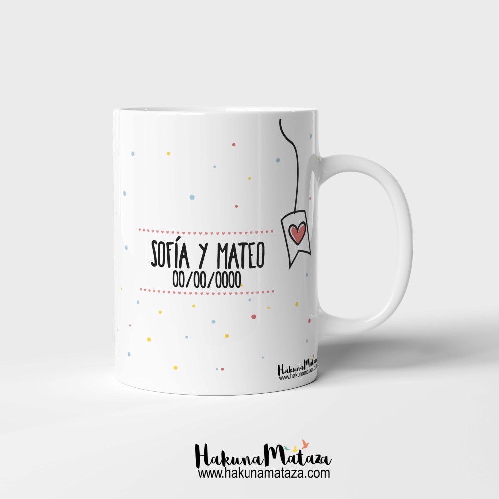 Taza personalizada - Té quiero