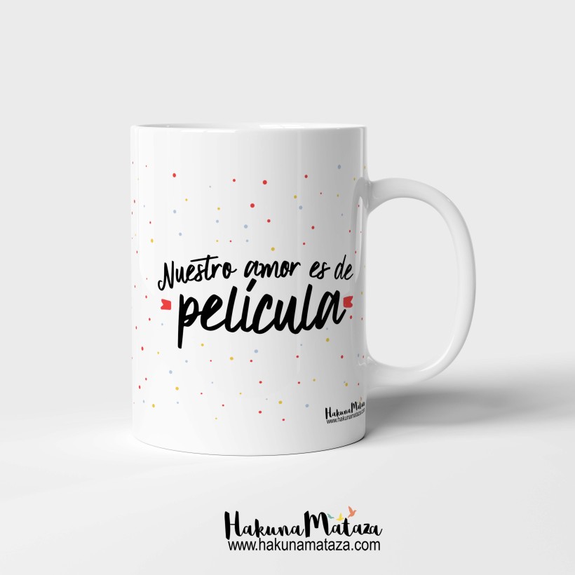Taza personalizada - Nuestro amor es de película 2
