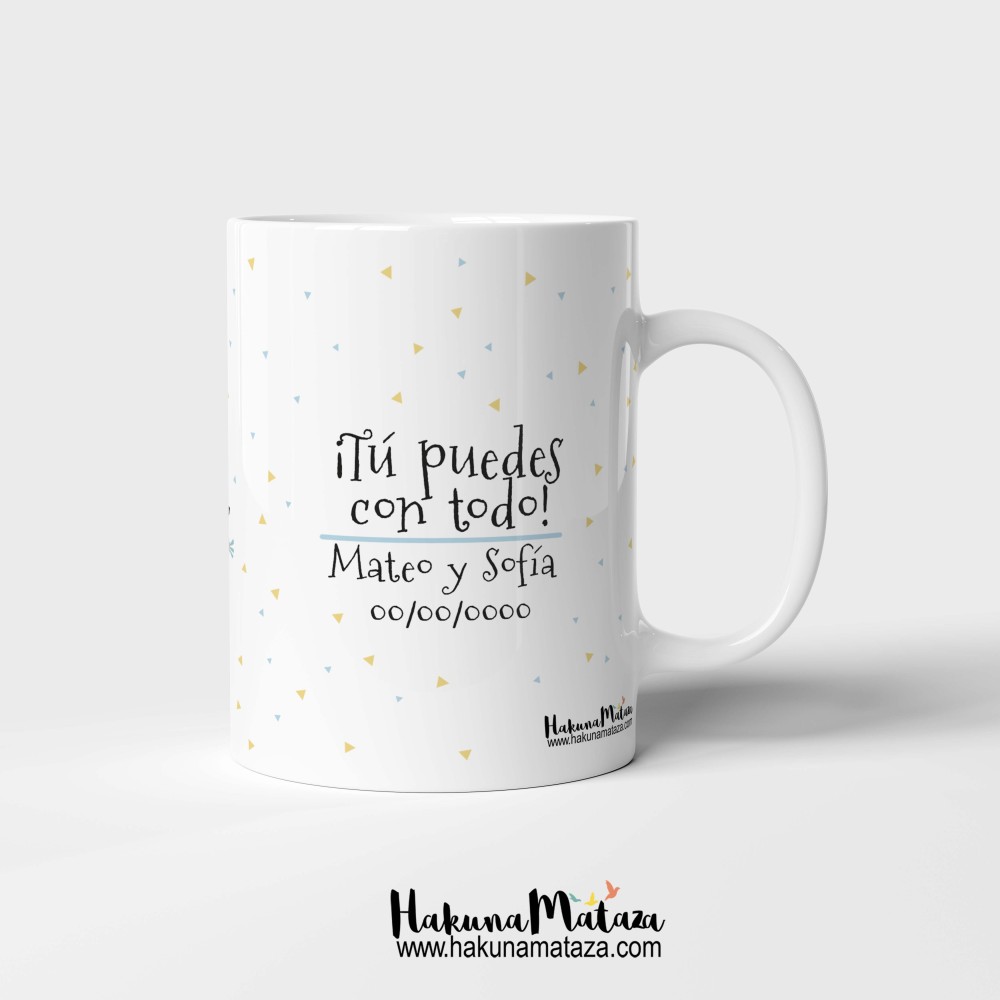 Taza personalizada - Ojeras de oso panda